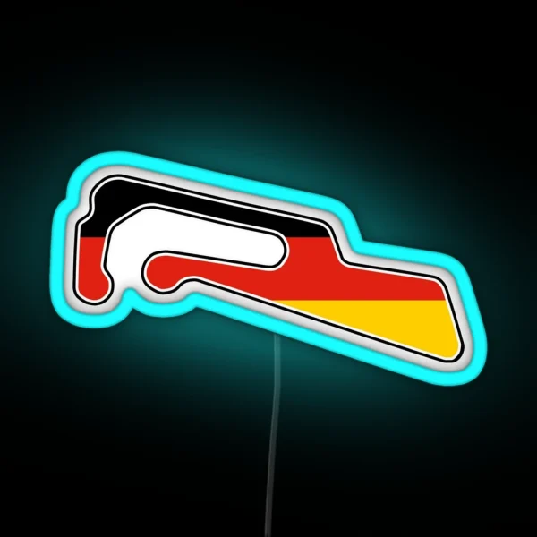 Motorsport Arena Oschersleben Flag RGB Neon Sign