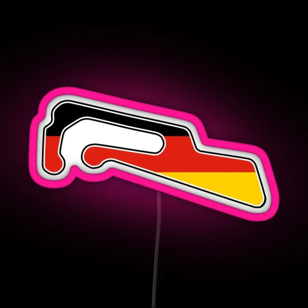 Motorsport Arena Oschersleben Flag RGB Neon Sign