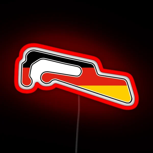 Motorsport Arena Oschersleben Flag RGB Neon Sign