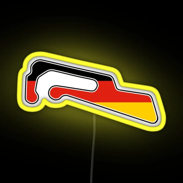Motorsport Arena Oschersleben Flag RGB Neon Sign