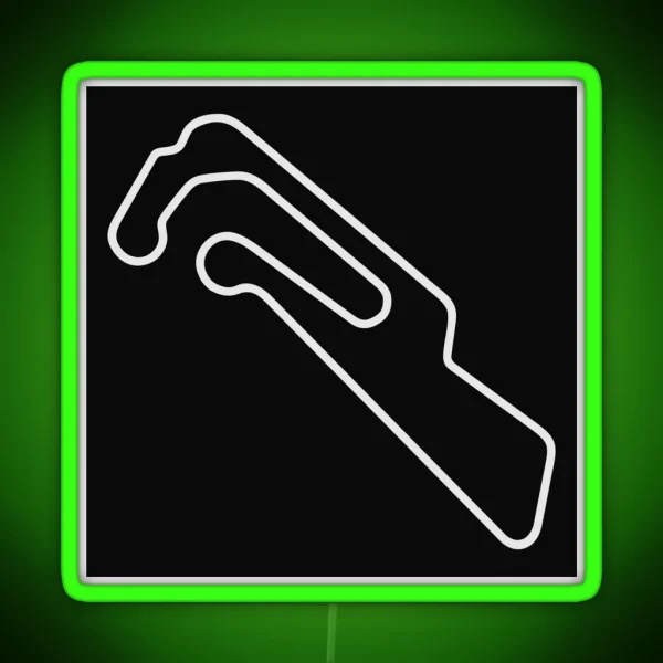 Motorsport Arena Oschersleben Outline RGB Neon Sign