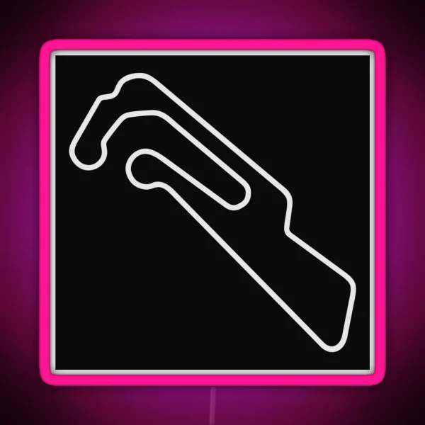 Motorsport Arena Oschersleben Outline RGB Neon Sign