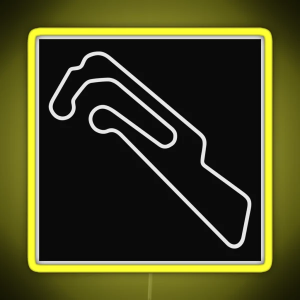 Motorsport Arena Oschersleben Outline RGB Neon Sign