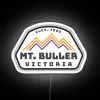 Mount Buller Victoria Australia Vintage Retro Hiking Snowboarding Adventure Skiing Mountain RGB Neon Sign 89465 White