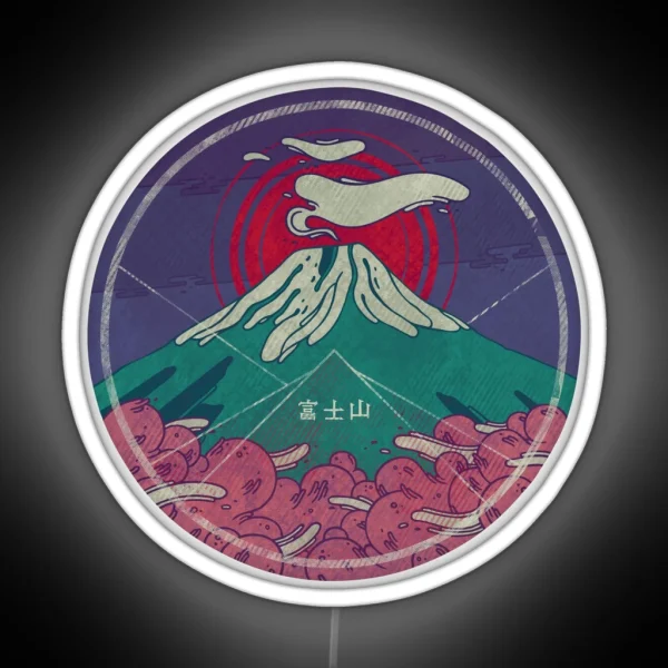 Mount Fuji RGB Neon Sign