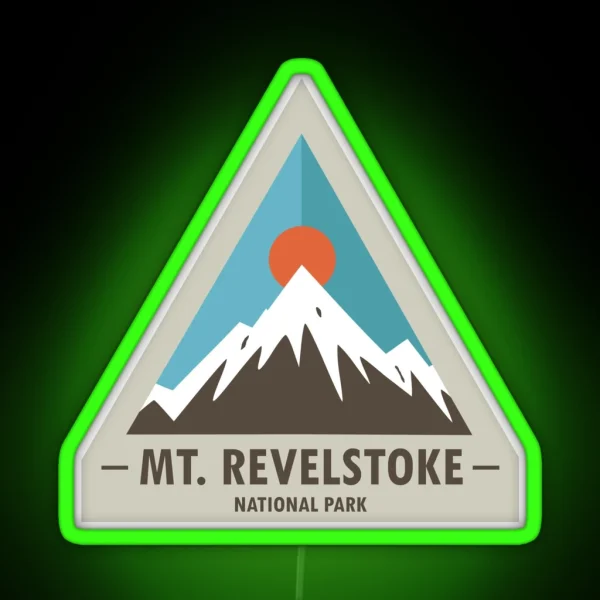 Mount Revelstoke National Park RGB Neon Sign