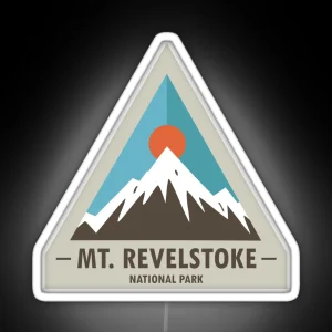 Mount Revelstoke National Park RGB Neon Sign