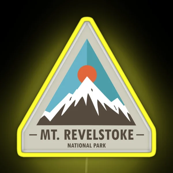 Mount Revelstoke National Park RGB Neon Sign