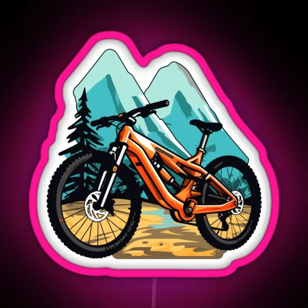 Mountain Bike RGB Neon Sign