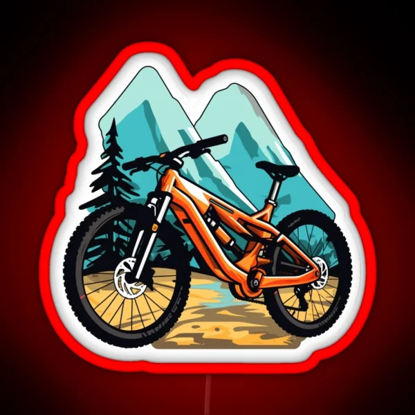 Mountain Bike RGB Neon Sign