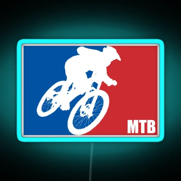 Mountain Bike RGB Neon Sign