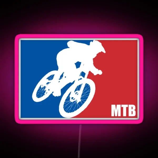 Mountain Bike RGB Neon Sign