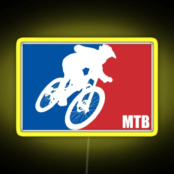 Mountain Bike RGB Neon Sign