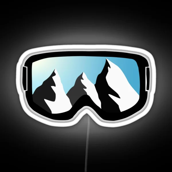 Mountain Day Goggles RGB Neon Sign
