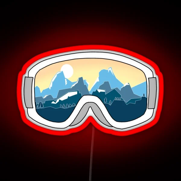 Mountain Goggle RGB Neon Sign