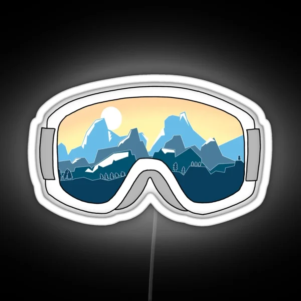 Mountain Goggle RGB Neon Sign