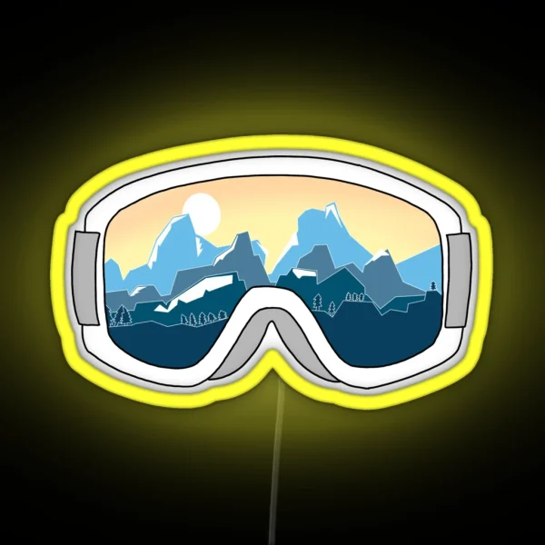 Mountain Goggle RGB Neon Sign