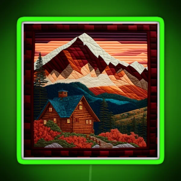 Mountain Majesty RGB Neon Sign