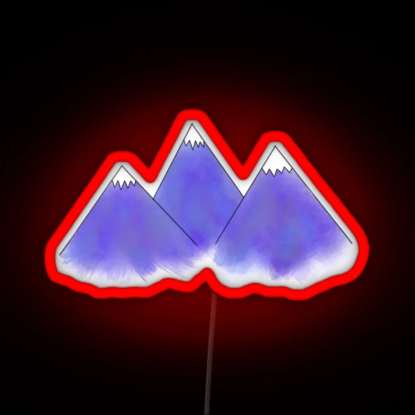 Mountain Range RGB Neon Sign