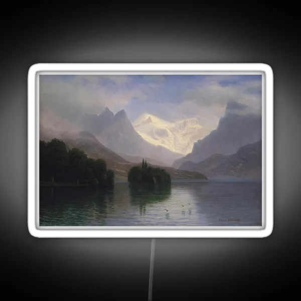 Mountain Scene RGB Neon Sign
