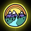 mountain-scene-with-rgb-neon-sign-in-yellow