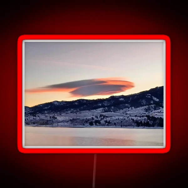 Mountain Scene RGB Neon Sign
