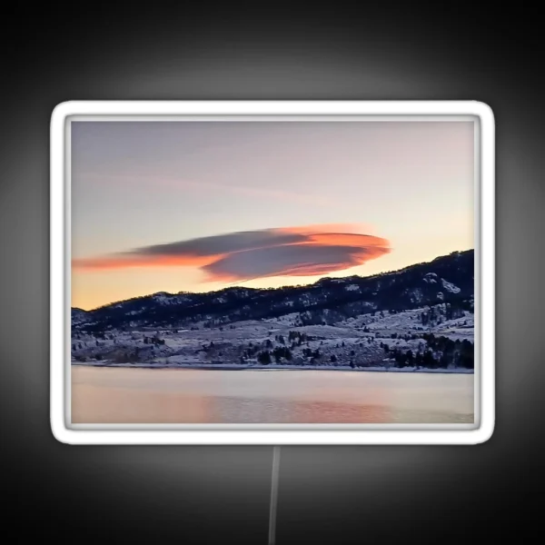 Mountain Scene RGB Neon Sign