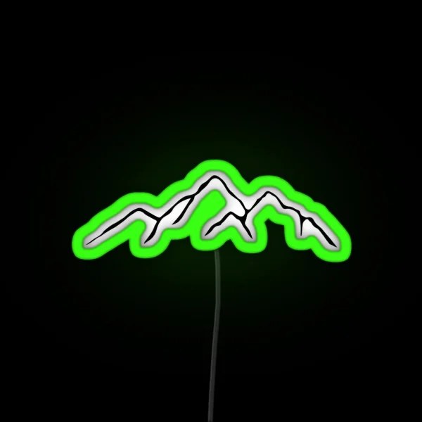 Mountains RGB Neon Sign
