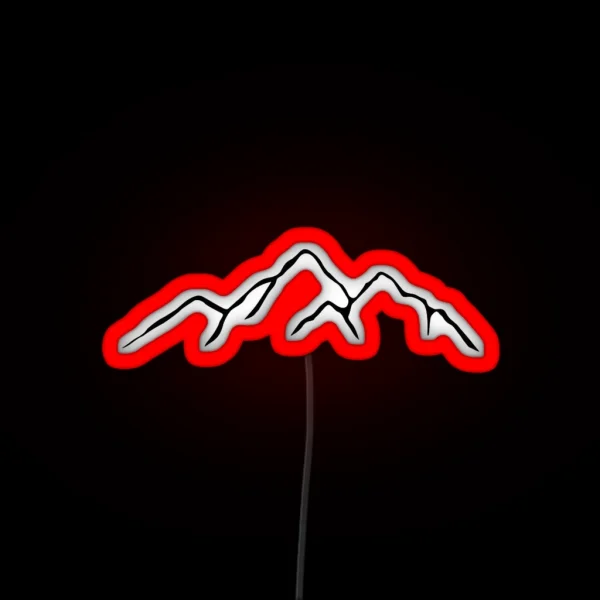 Mountains RGB Neon Sign