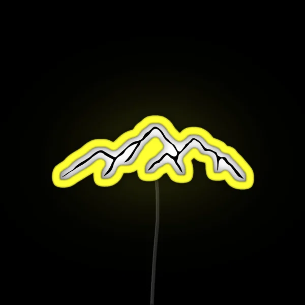 Mountains RGB Neon Sign