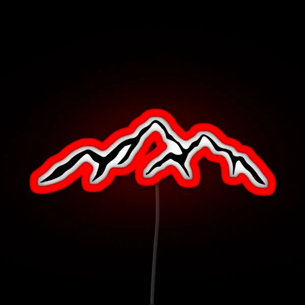 Mountains RGB Neon Sign