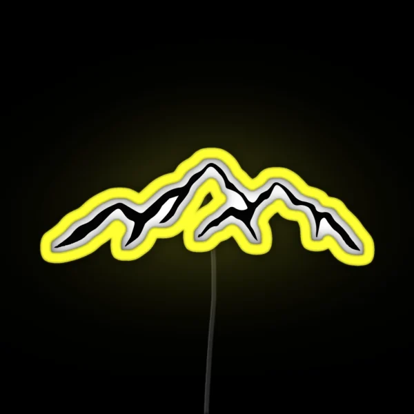 Mountains RGB Neon Sign