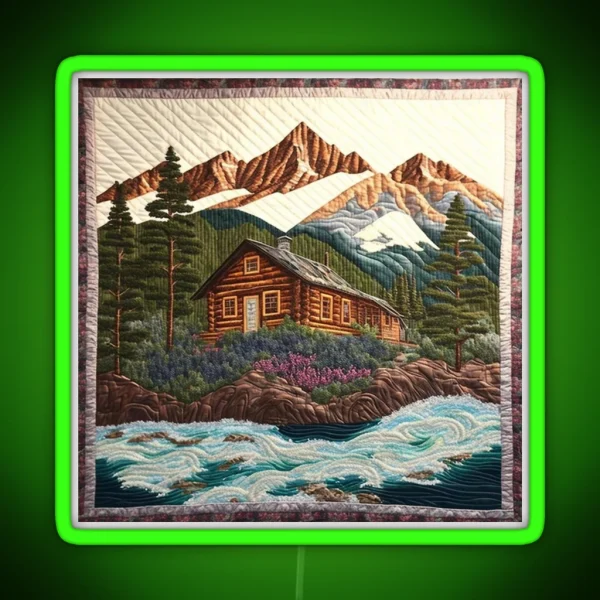 Mountaintop Visions RGB Neon Sign