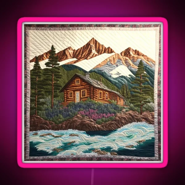 Mountaintop Visions RGB Neon Sign