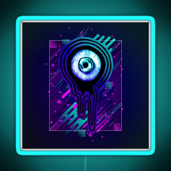 Mouthwashing Modern Graphic Design RGB Neon Sign