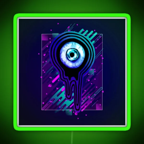 Mouthwashing Modern Graphic Design RGB Neon Sign