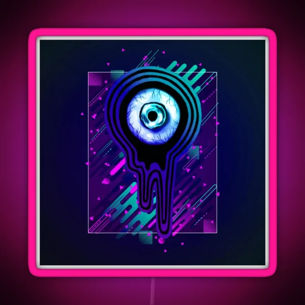 Mouthwashing Modern Graphic Design RGB Neon Sign