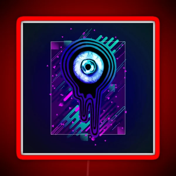 Mouthwashing Modern Graphic Design RGB Neon Sign