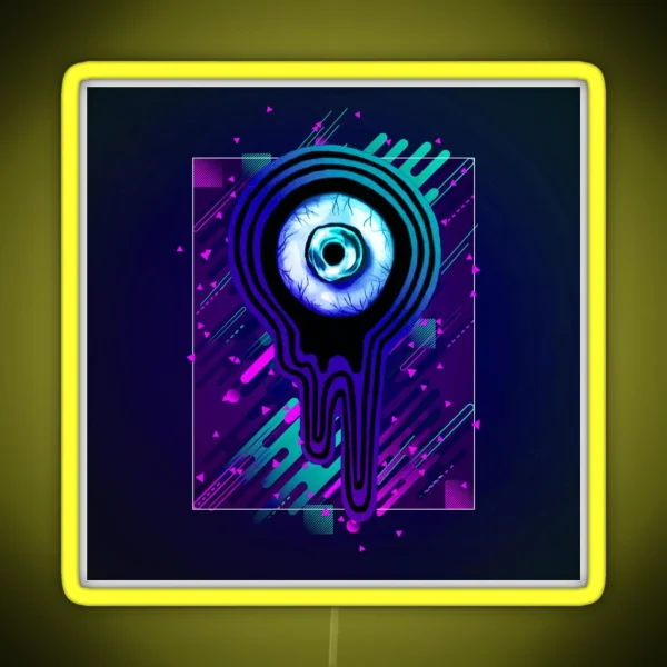 Mouthwashing Modern Graphic Design RGB Neon Sign