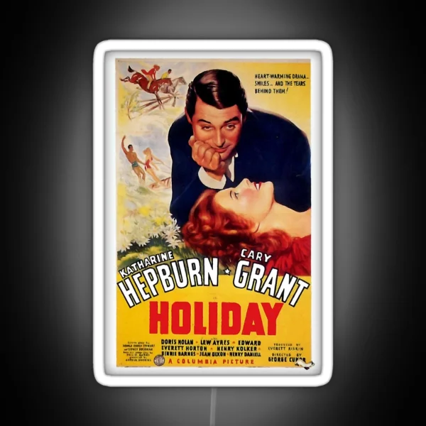 Movie Poster Merchandise Cary Grant RGB Neon Sign
