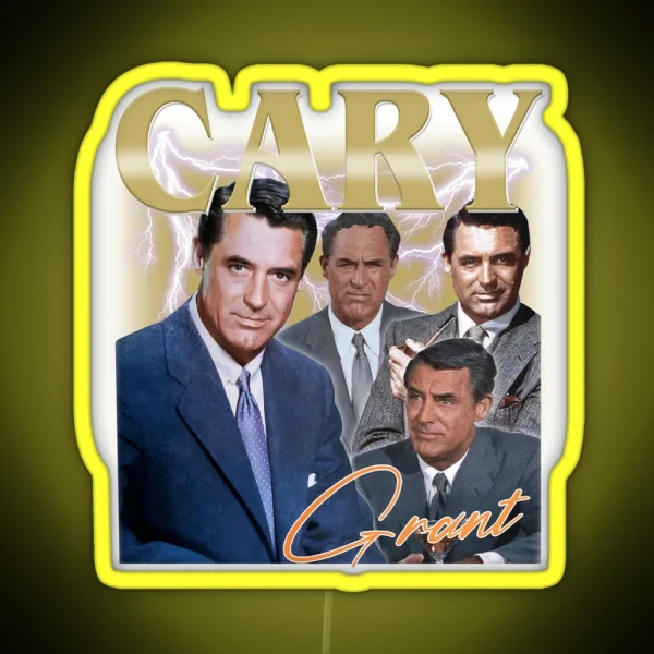 Movie Star Cary G RGB Neon Sign