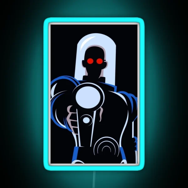 Mr Freeze BTAS RGB Neon Sign