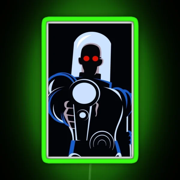 Mr Freeze BTAS RGB Neon Sign