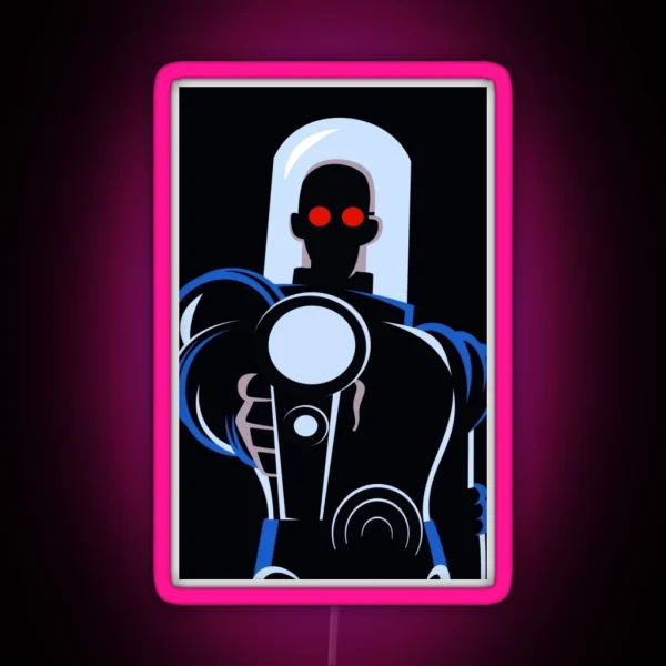 Mr Freeze BTAS RGB Neon Sign