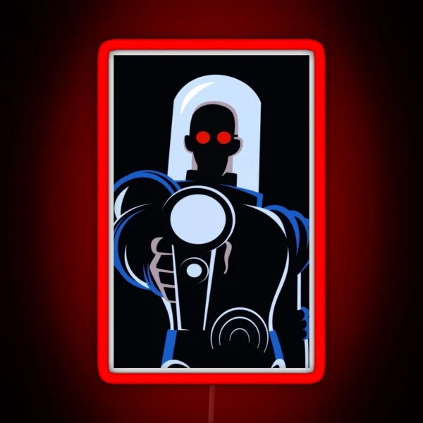 Mr Freeze BTAS RGB Neon Sign