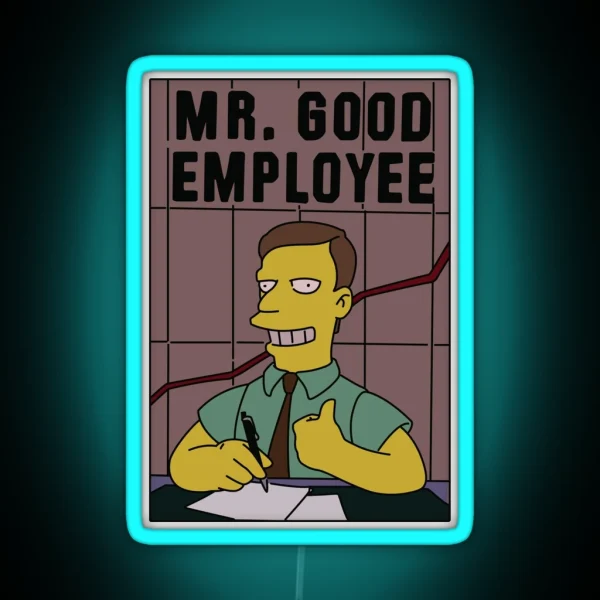 Mr Good Employee RGB Neon Sign