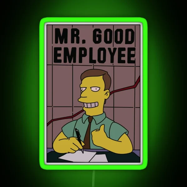 Mr Good Employee RGB Neon Sign