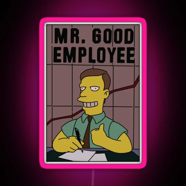 Mr Good Employee RGB Neon Sign