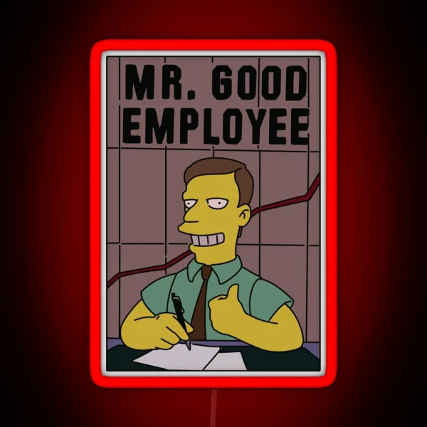 Mr Good Employee RGB Neon Sign