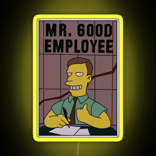 Mr Good Employee RGB Neon Sign